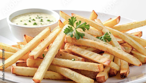 Wallpaper Mural French fries with garlic sauce. Torontodigital.ca