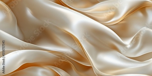 Silky smooth drapery flowing fabric studio setting textile photography soft textures close-up view elegance and luxury concept