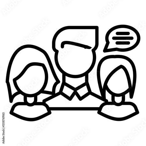 Group discussions icon