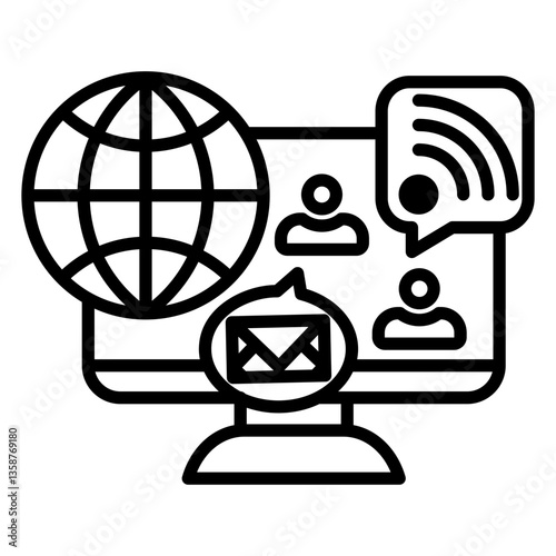 Online forums icon
