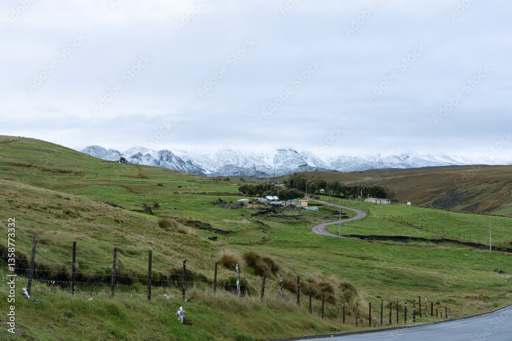 Fototapeta premium nevado ecuador