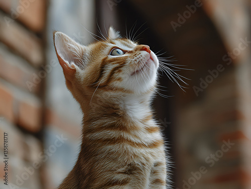 A majestic striped Bengal predator, this big cat is a wild animal found in nature, whether in a zoo or the jungle