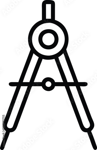 vector illustration of a jamitical compas