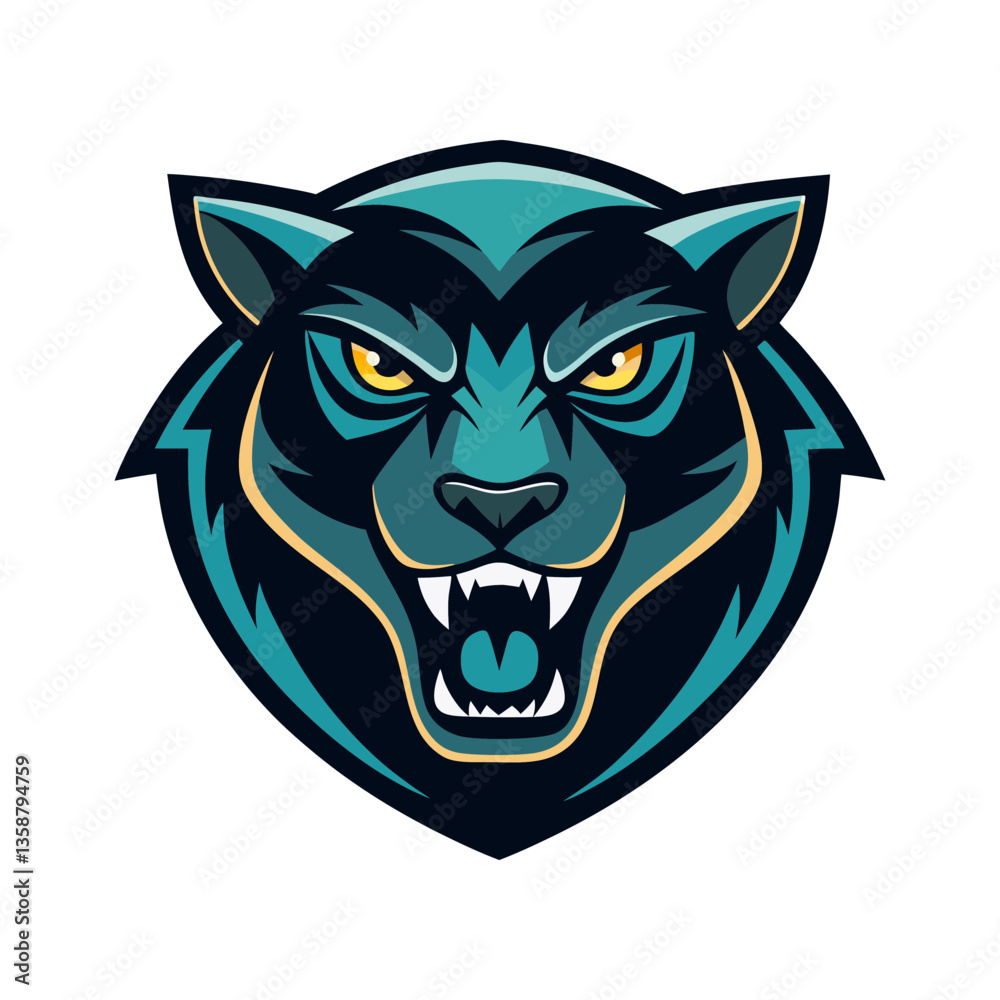 custom made wallpaper toronto digitalPanther mascot vector logo illustration
