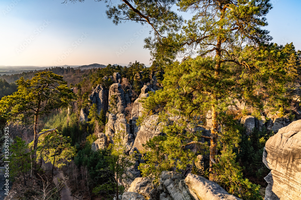 Prachov Rocks Czech Republic panorama