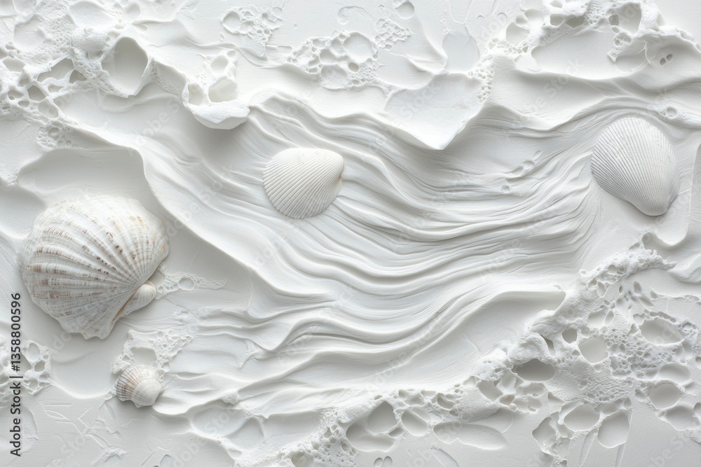 Seashells on sand, seaside, beach, background use Seashells on sand, seaside, beach, background use