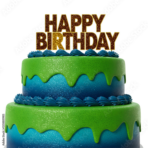 Birthday Cake Illustration