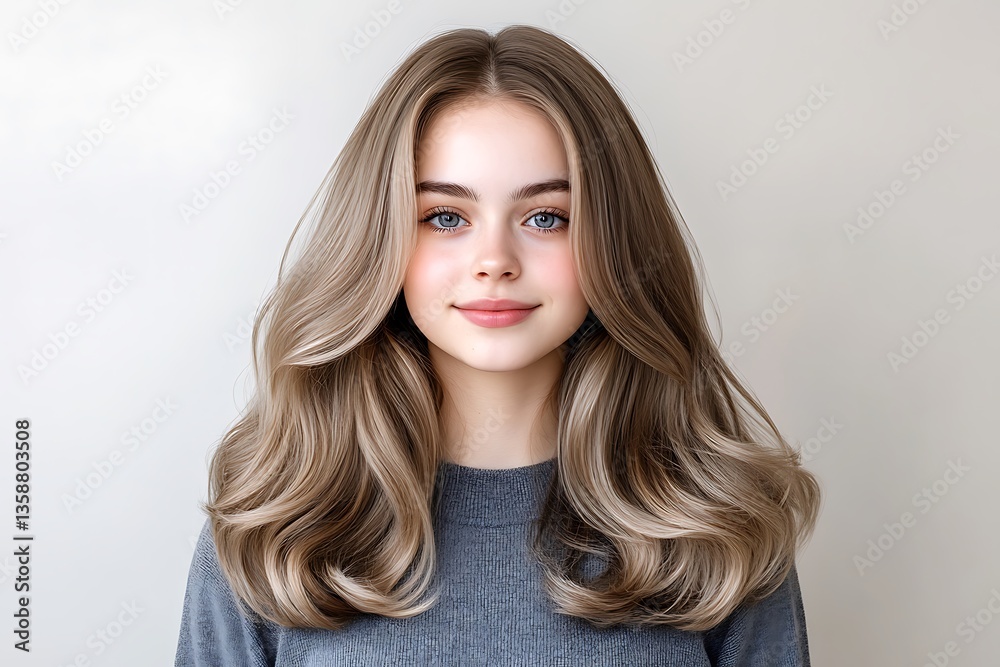 Captivating fashion event featuring a stunning lady with light ash brown hair in a modern urban setting aesthetic portrait photography Captivating fashion event featuring a stunning lady with light ash brown hair in a modern urban setting aesthetic portrait photography