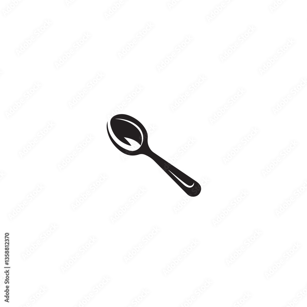 Stainless steel spoon isolated on a white background Stainless steel spoon isolated on a white background