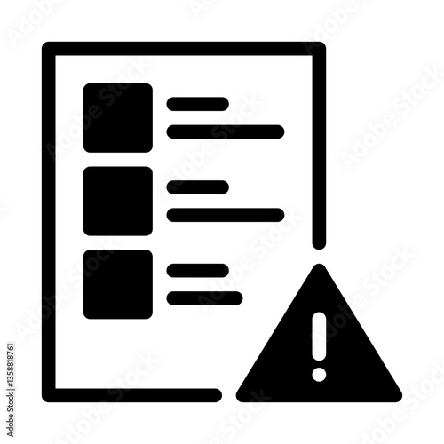 denial file. This is a vector single icon with a semi solid style. perfect for any purpose, such as website design, mobile app design, logo design, pattern design, etc