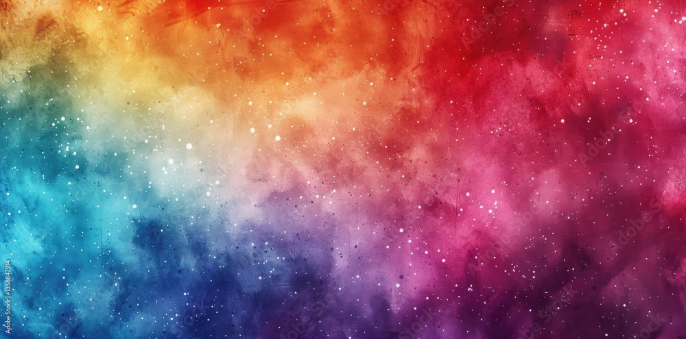 Naklejka premium abstract background with water color texture vibrant colors