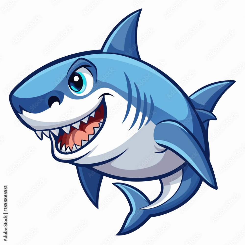 Shark Animal Vector Illustration - High-Quality Digital Graphic Design File Shark Animal Vector Illustration - High-Quality Digital Graphic Design File