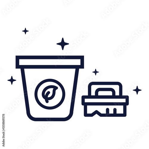 Eco Friendly Cleaning Icon