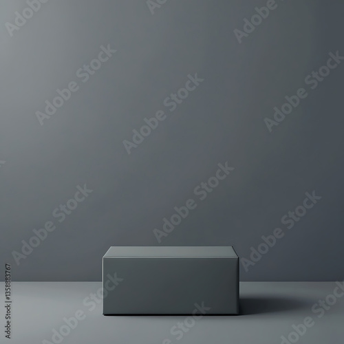 Minimalist Grey Cube