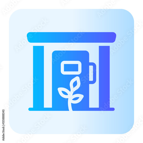 Biofuel  gradient icon