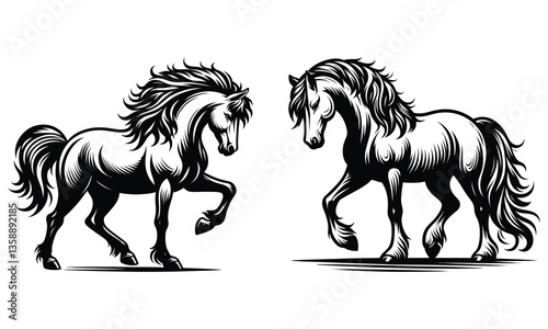 horse vector illustration