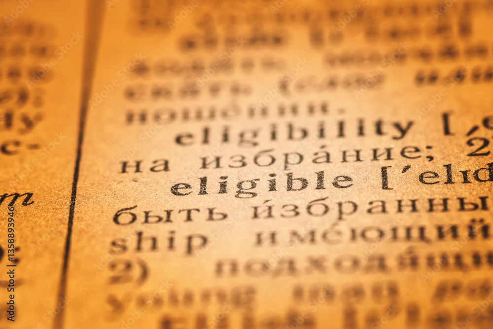 eligible word dictionary