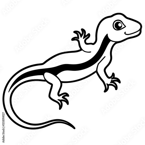 "Lizard Animal Vector Graphic Design File - High-Quality Digital Download"