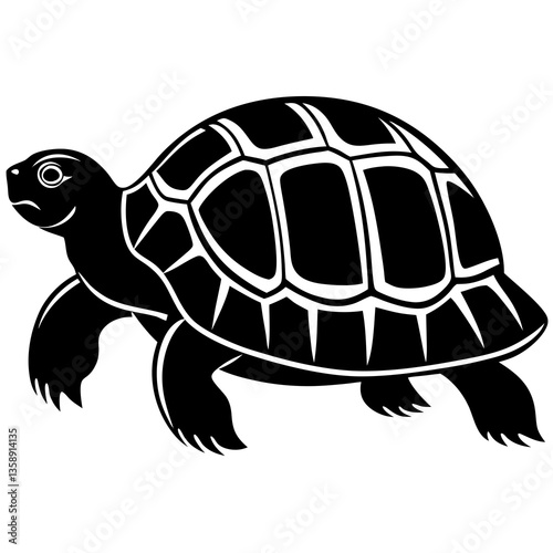 "Tortoise Animal Vector Graphic Design File - High Quality and Customizable"