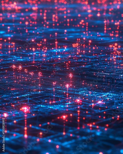 Interconnected Security Nodes Forming a Network to Combat Cyber Threats - Advanced Security Nodes System for Cyber Threats Protection