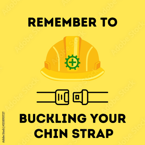 Construction safety Helm warning