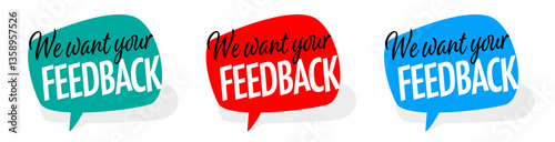 We want your feedback