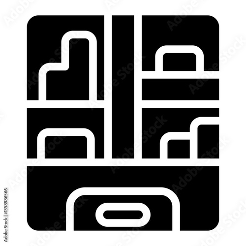 Cupboard Solid Icon
