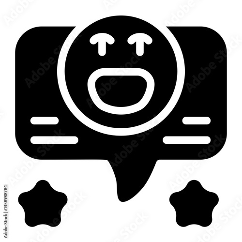 Positive Feedback Solid Icon