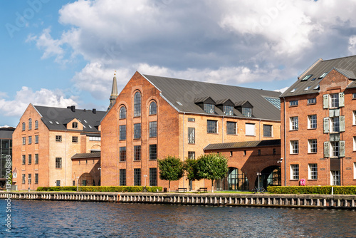 Historic warehouses along Havneløbet, Applebys Plads, Copenhagen, Denmark, converted into multifunctional building