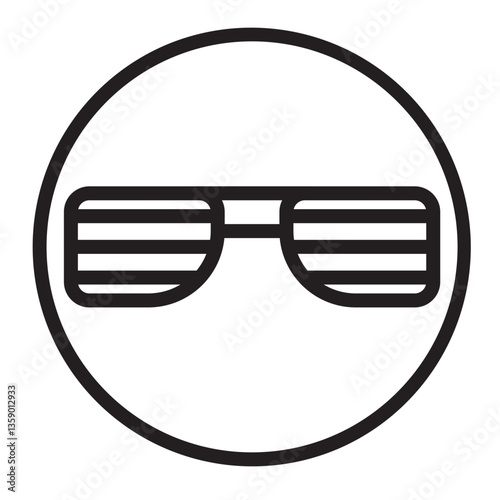 Neon Rap Club Sign   Vector Line Icon Design