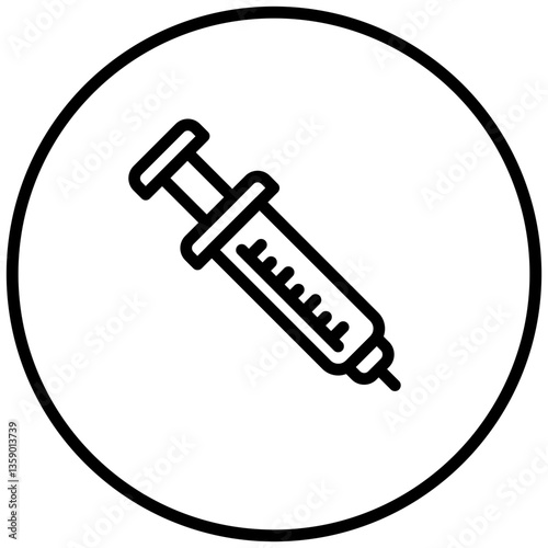 Vector Design Injection Icon Style