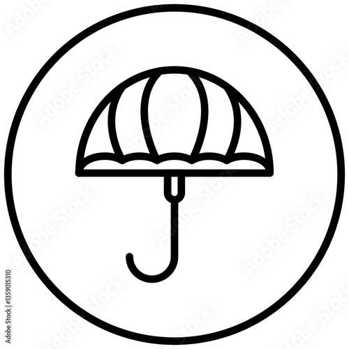 Vector Design Umbrella Icon Style
