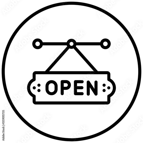Vector Design Store Sign Icon Style