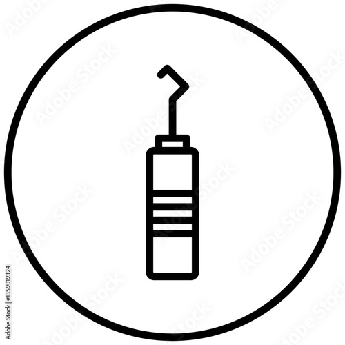 Dental Probe Icon Style