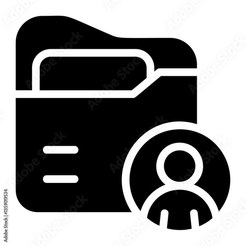 Archive audience Solid Icon