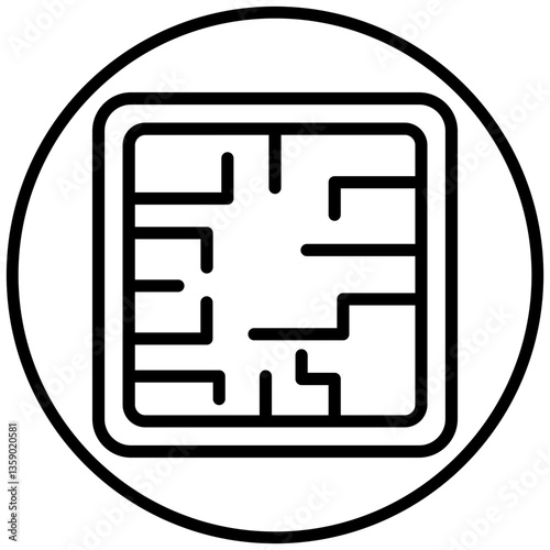 Evacuation Plan Icon Style
