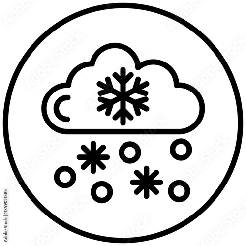 Heavy Snow Icon Style