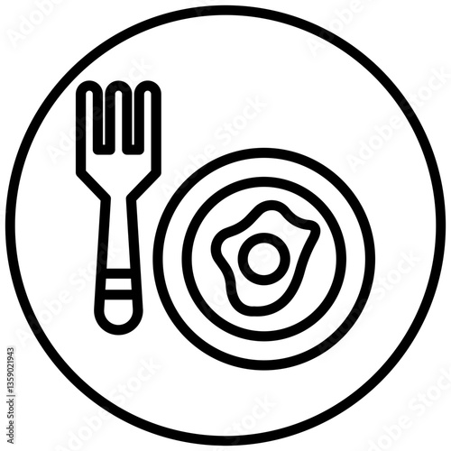 Breakfast Icon Style