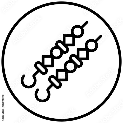 Shish Kebab Icon Style