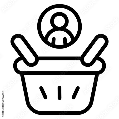 Get audience Line Icon