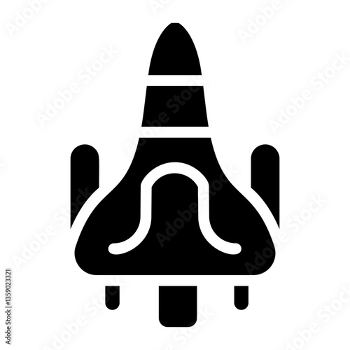 Launch vehicle Solid Icon