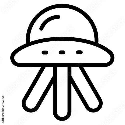 UFO Line Icon