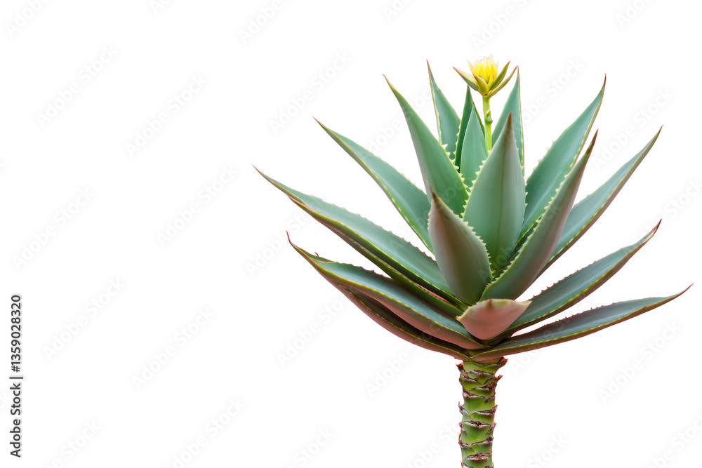 Fototapeta premium Fresh pineapple with green leaves isolated on white background, png