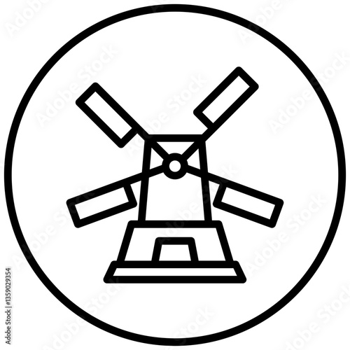 Windmill Icon Style