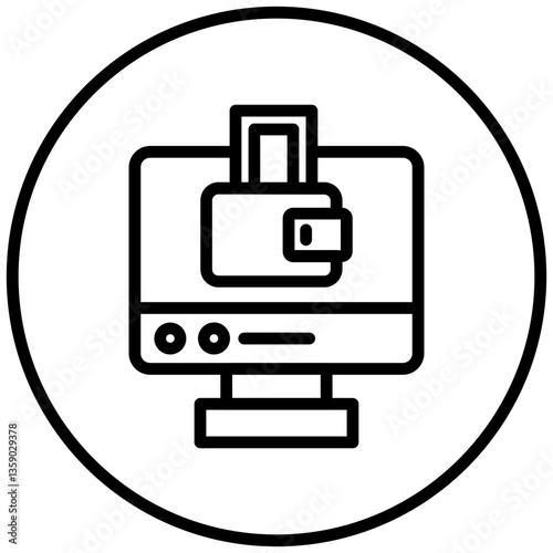 Digital Wallet Icon Style