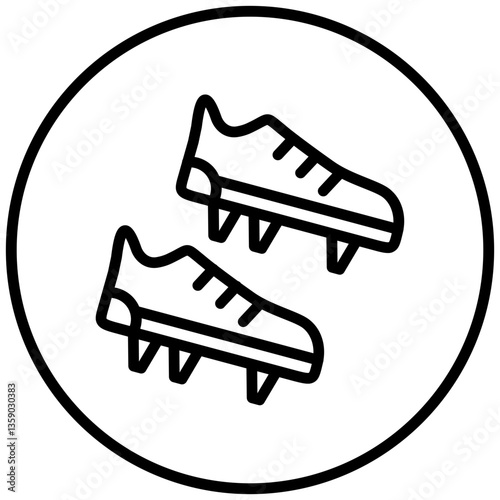 Cleats Icon Style