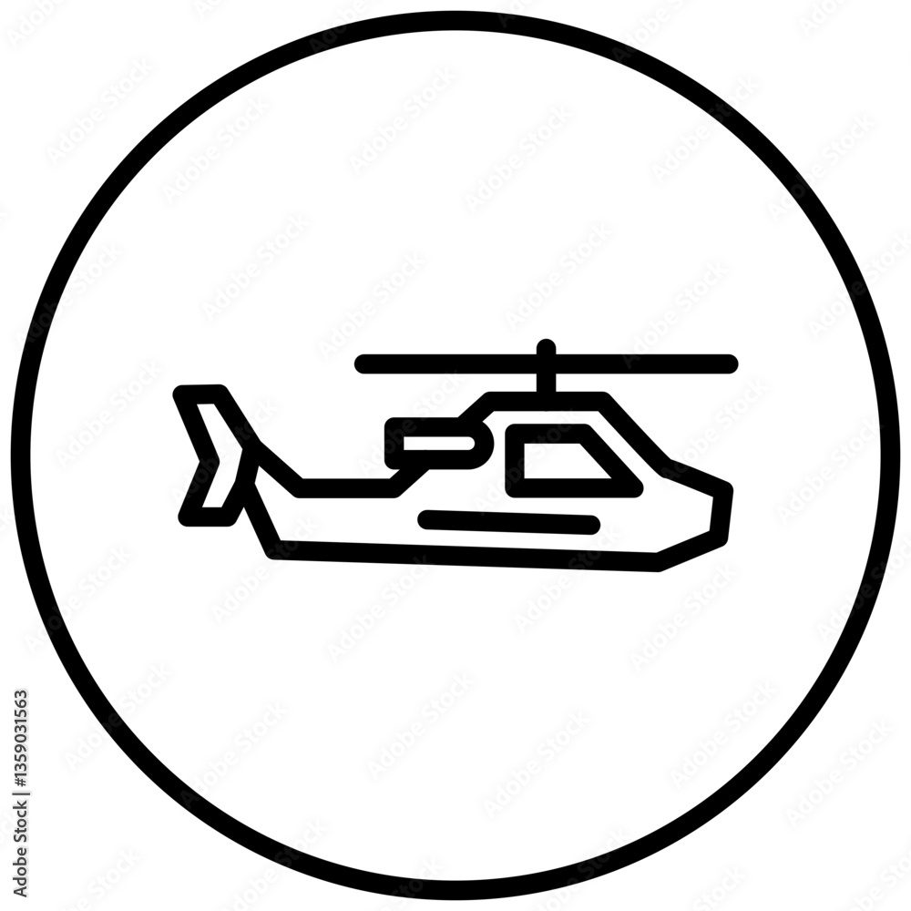 Army Helicopter Icon Style Army Helicopter Icon Style