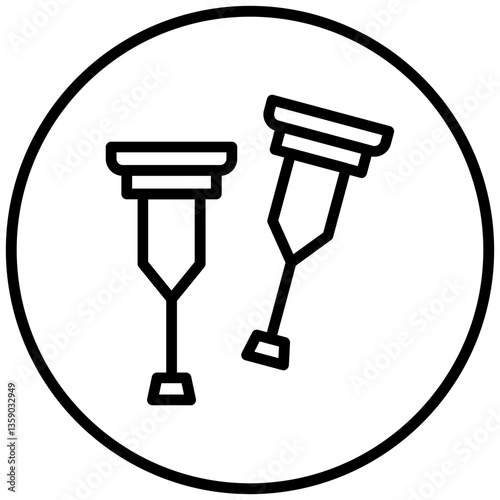 Crutch Icon Style