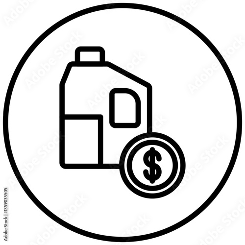 Oil Price Icon Style