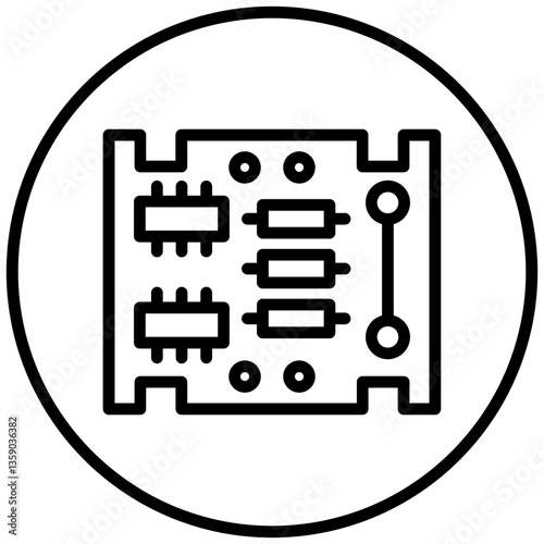 Pcb Board Icon Style